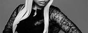 Nicki Minaj Black and White Photo