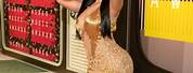 Nicki Minaj Gold Dress