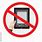 No iPad Sign