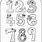 Numbers Clip Art Black and White