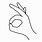 OK Hand Sign Drawing