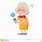 Old Lady On Phone Cartoon