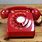 Old Red Telephone