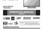 Older Sharp TV Manual