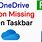 One Drive Taskbar