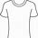 Outline of T-Shirt