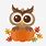 Owl Pumpkin Fall Clip Art