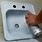 Paint Stainless Steel Sink