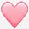 Pale Pink Heart Emoji