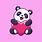 Panda Love Cartoon