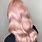 Pastel Rose Gold Hair