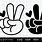 Peace Sign Hand SVG