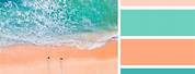 Peach and Teal Color Palette