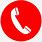 Phone Call Icon Red