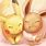 Pikachu with Eevee Cute
