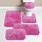 Pink Bathroom Rugs Sets