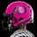 Pink Football Helmet