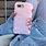 Pink Fur iPhone Case