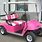 Pink Golf Car