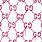 Pink Gucci Logo Pattern