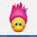 Pink Hair Emoji