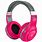 Pink Headphones with Mic