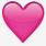 Pink Love Heart Emoji