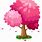 Pink Tree Cartoon