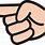 Pointing Hand Cartoon Png