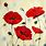 Poppies Abstract Painting