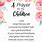 Prayer Over Children
