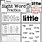 Preschool Sight Words Worksheets