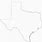 Printable Blank Texas Map