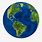 Printable Earth Globe
