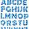 Printable Winter Alphabet Letters