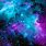 Purple Blue Galaxy Background