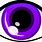 Purple Eyes Cartoon