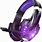 Purple Gaming Headphones