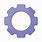 Purple Gear Icon