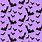 Purple Halloween Bat