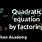 Quadratic Equation Khan Academy