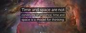 Quotes About Time and Space