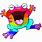 Rainbow Frog Cartoon