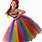 Rainbow Net Dress