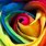 Rainbow Rose Petals