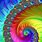 Rainbow Spiral Art