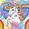 Rainbow Unicorn Painting