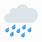 Rainy Cloud Emoji