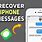 Recover Messages On iPhone