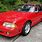 Red 1992 Mustang GT